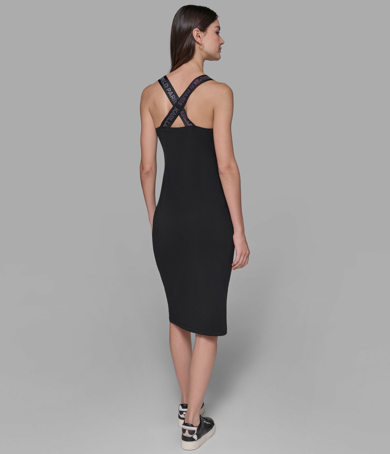 IRRIDESCENT LOGO TANK DRESS - Image 2